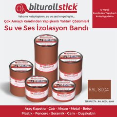 1 mm Kırmızı Su ve Ses Yalıtım Bandı 10 Mt.
