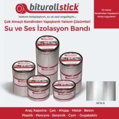 1.5 mm Metalik Su ve Ses Yalıtım Bandı 10 Mt.