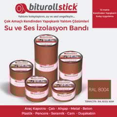 1.5 mm Kırmızı Su ve Ses Yalıtım Bandı 10 Mt.