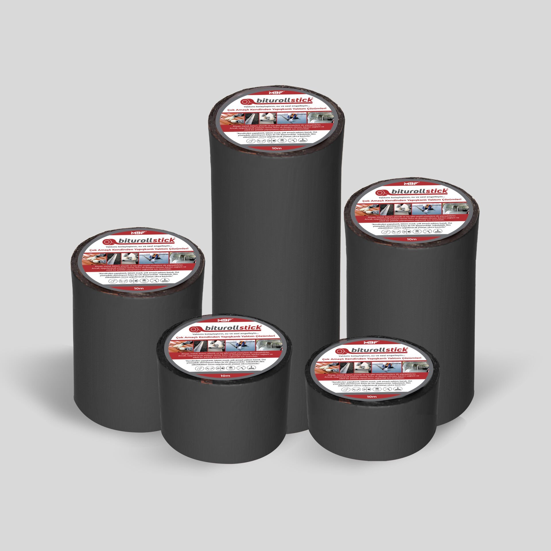 30 cm Antrasit Çatı Yalıtım Tamir ve BACA DİBİ BANDI