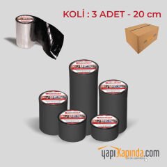 Yapışkanlı Su Yalıtım Çatı Tamir Bandı - 20cmx10m. Antrasit ( Koli 3 Adet )