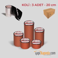 Yapışkanlı Su Yalıtım Çatı Tamir Bandı - 20cmx10m. Kırmızı ( Koli 3 Adet )
