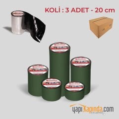 Yapışkanlı Su Yalıtım Çatı Tamir Bandı - 20cmx10m. Yeşil ( Koli 3 Adet )